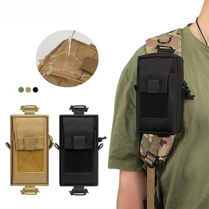 1PCS Tactical Molle Phone Pouch - Waterproof EDC Belt Organizer Outdoor Hunting - Picture 1 of 20
