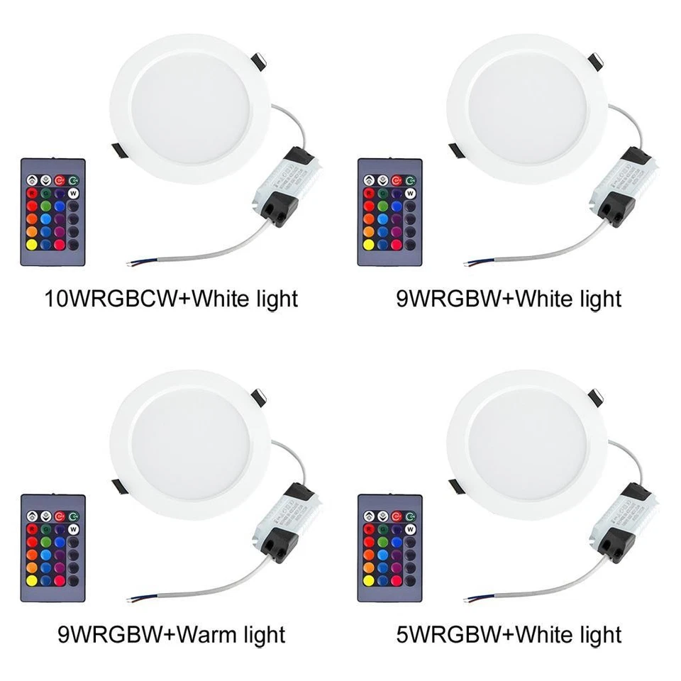 Color Changing Led Downlights Ceiling Dimmable, LED RecESSed - Image 1 of 1