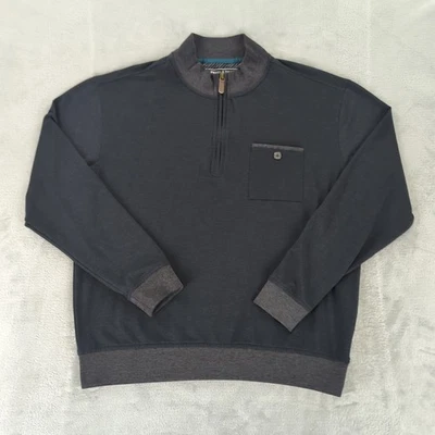 Sudadera Pebble Beach Performance 1/4 Cremallera Bolsillo Golf Manga Larga Hombres Mediana Foto 1 de 4