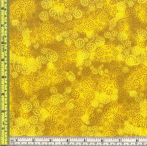 Tela de punto giratorio amarillo dorado 100 % algodón 1/4 yarda - Imagen 1 de 2