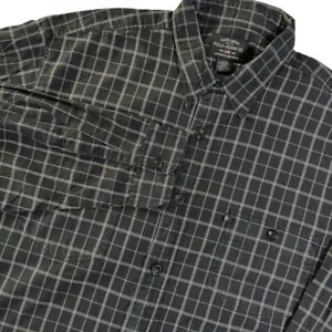 Ralph Lauren Polo Jean Co Hemd Herren XL schwarz kariert L/S Button Down 90er Vintage - Bild 1 von 6