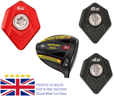 Cobra King Speedzone Gr. Golfschläger Fahrer Fairway Kopfgewichte 4-19g UK Lager