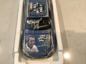 DAVID PEARSON & WOOD BROS AUTOGRAPHED 2011 NASCAR HALL OF FAME DIECAST & CARD - Picture 1 of 18