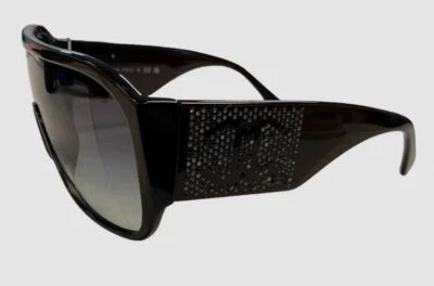 $858 Chanel женщин коричневый Acetate щит солнцезащитные очки абажуры размер 130-0-135 - Изображение 1 из 4