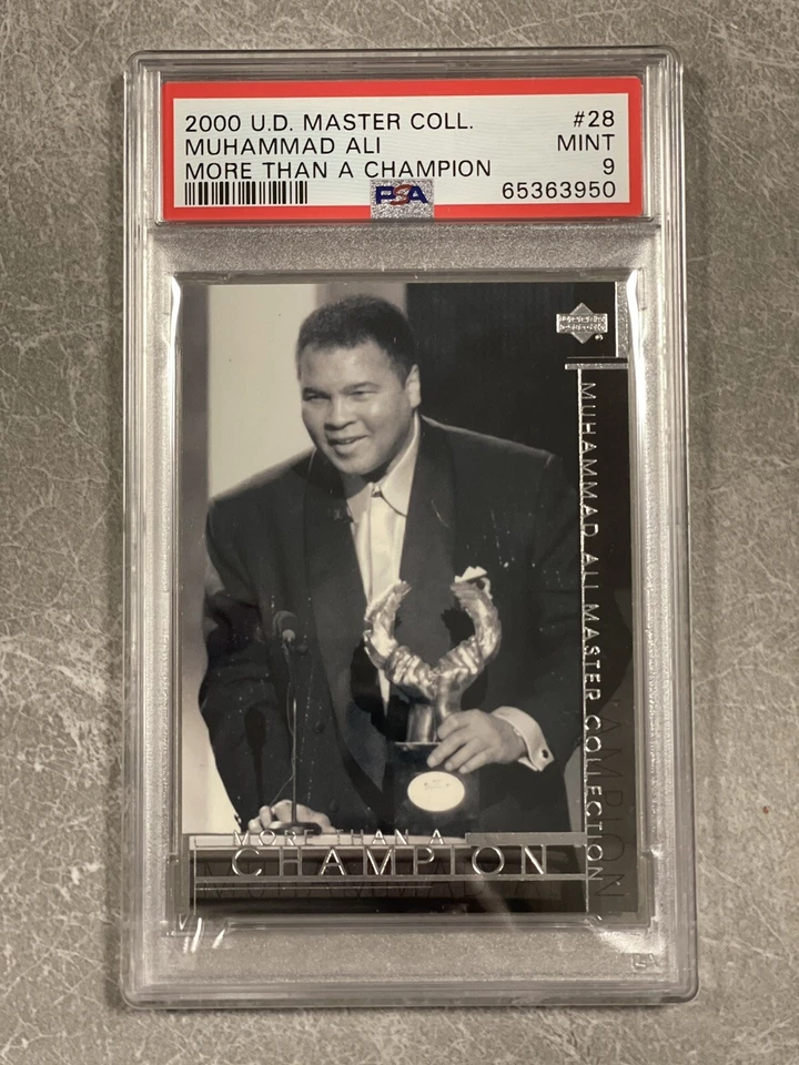 2000 Upper Deck Master Collection Muhammad Ali /250 #28 PSA 9 MINT - Image 1 of 2