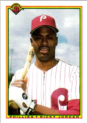 1990 Bowman - #156 Ricky Jordan - Image 1 of 2