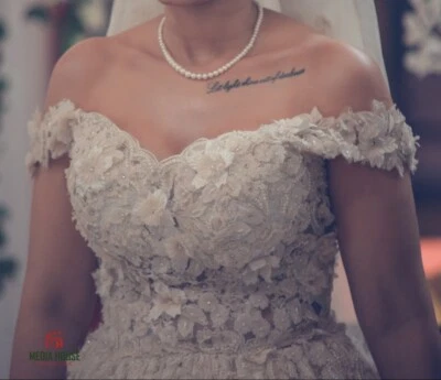 Vestidos de novia Cristal Swarovski marfil Foto 1 de 4