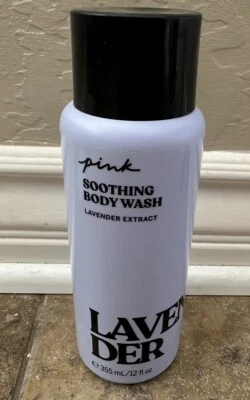 VICTORIA'S SECRET РОЗОВЫЙ ЛАВАНДА УСПОКАИВАЮЩИЙ ТЕЛА МЫТЬ С ЭКСТРАКТОМ ЛАВАНДЫ 12 унций - Изображение 1 из 4