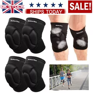 2/4PCS Professional Knee Pads Construction Comfort Leg Protectors Work Safety UK - Picture 1 of 28