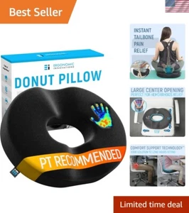 Donut Pillow Coccyx Seat Cushion for Tailbone Pain Relief, Hemorrhoid Pillow,... - Picture 1 of 10