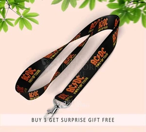 AC/DC Lanyard for Keys AC/DC Poster AC/DC Concert Lanyard ACDC Merch AC/DC Keys - Picture 1 of 6
