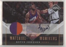 2010-11 Panini Limited Material Monikers Prime /25 Kevin Johnson #28 Auto