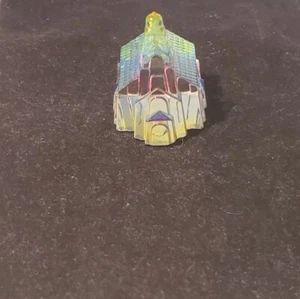 Mini Church house village rainbow crystal Art Glass Figure vintage Germany - Picture 1 of 5