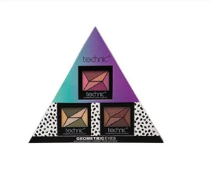 Technic Geometric Eyes Palette Collection Eye Make Up Gift Beauty Shimmer - Picture 1 of 3