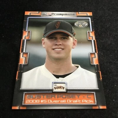 2008 TRISTAR Prospects Plus #5 Buster Posey AZL Giants San Francisco Giants Foto 1 de 3