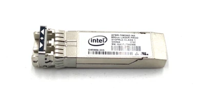 Módulo transceptor Dell Intel Y3KJN 10GBASE-SR SFP+ 850nm SR R8H2F Foto 1 de 3