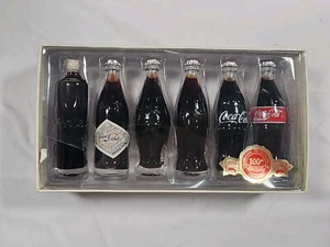 Coca-Cola 1998 "Evolution of the Coca-Cola Contour Bottle" Set of 6 Mini Bottles - Picture 1 of 5