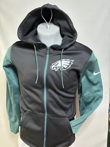 Felpa uomo Nike NFL Philadelphia Eagles manica lunga zip nuova con etichetta TAGLIA SMALL - Foto 1 di 10