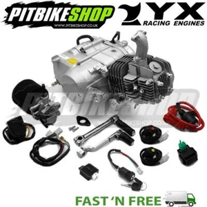 YX 125cc GRANDE Valve Pitbike Moteur 4 Temps Démarrage Électrique VM22 Carb Electrics 2 - Photo 1 sur 1