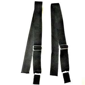 Bra Strap Replacement 3/4" Non-Elastic Non Stretch 16-1/2" Black 3 Pairs   SS32 - Picture 1 of 2