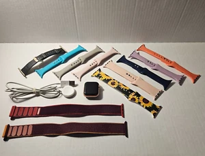 Apple Watch Series 6 40mm OEM Band GPS WiFi Cellular Pink Rose Gold Flower Print - Picture 1 of 2