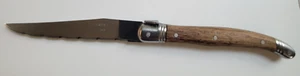 Jean Dubost Laguiole Olivewood Steak Knife 9 1/8" Stainless Blade - Picture 1 of 3