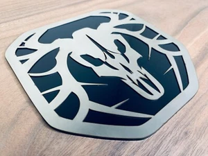 Insignia del emblema del portón trasero para Dodge Ram 1500 2500 3500 19-21 Stainless Buck Hunter - Imagen 1 de 3
