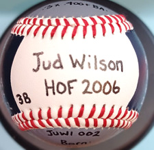 HAND PAINTED JUD WILSON HOF 2006 STATISTICS BASEBALL BALTIMORE BLACK SOX