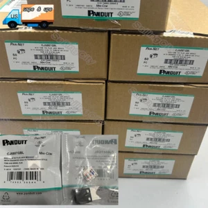 200PCS New in BOX Panduit CJ688TGBL Giga TX Cat6 Network Jack Module Black US - Afbeelding 1 van 9