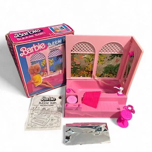 Vintage 1982 Barbie Bubble Bath 5280 1981 Box USA Made Trellis Garden SEE PHOTOS - Picture 1 of 15