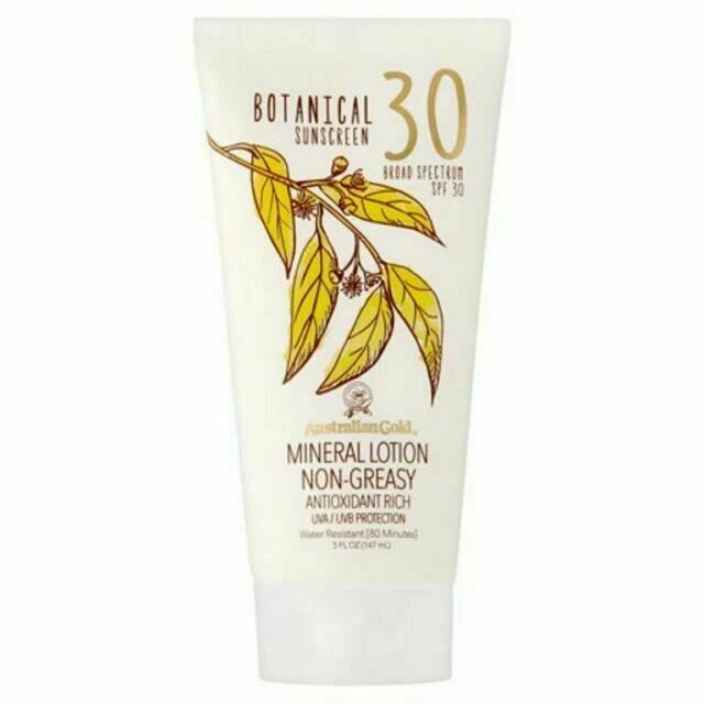 Australian Gold Botanical Sunscreen SPF 30 Mineral Lotion 5oz - A7087