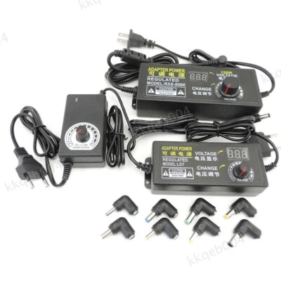 AC To dc Adjustable Power Supply Adapter 3V 5V 6V 9V 12V 15V 18V 24V 5A plug - Image 1 of 4
