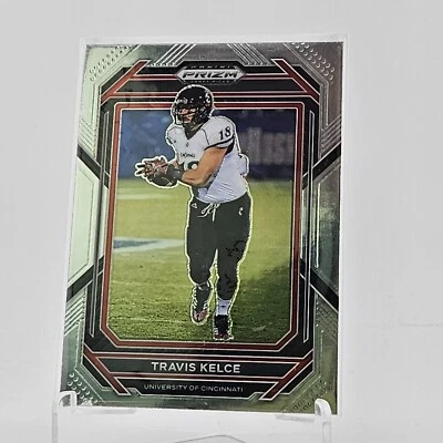 2023 Prizm Draft Picks Travis Kelce Silver Prizm #95 - Image 1 of 2