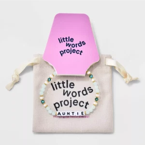 Little Words Project Auntie Beaded Bracelet - Green - Picture 1 of 3
