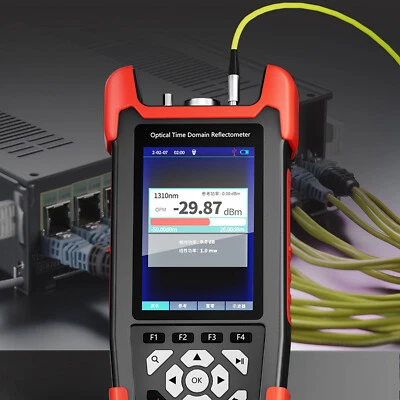 OTDR-Glasfasertester Reflektometer OPM VFL OLS Kabeltester 24/22dB 1310/1550nm - Bild 1 von 4