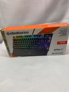 SteelSeries Apex 7 Mechanical Gaming Keyboard OLED Smart Display USB Passthrough - Picture 1 of 6