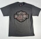  Harley Davidson Mens Gray Chrome Short Sleeve T Shirt Size Medium El Paso Texas