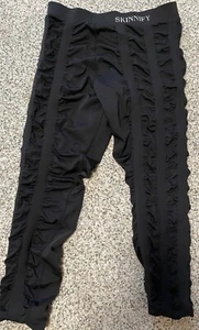 Skinnify Leggings Women’s Black Resistance Band Slimming Compression 32" Waist - Picture 1 of 5