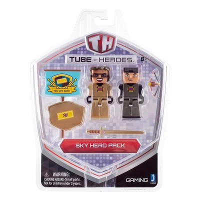 Figuras de acción Tube Heroes 2,75 pulgadas - Sky Hero Pack NUEVO Foto 1 de 2