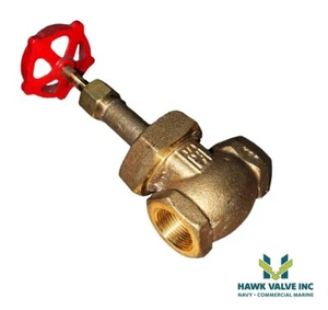 3/4" Bronze 200 SWP, 400 WOG NPT Gate Valve - MILWAUKEE FIG.1174 - Picture 1 of 7