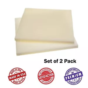 Dream Solutions USA Upholstery Visco Memory Foam Square Sheets - 2 Pack... - Picture 1 of 4
