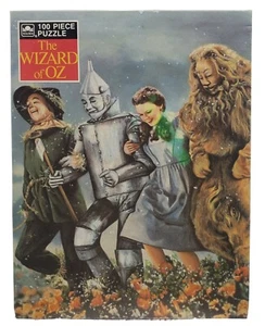 Wizard of Oz Golden Jigsaw Puzzle 1988 No. 4605-49 New Sealed 100 Pcs Vintage - Picture 1 of 11