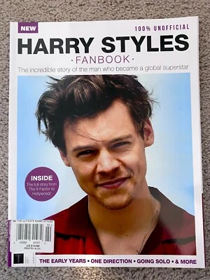2022 HARRY STYLES FANBOOK Iss  3 Magazine Early Years NEW In Stock ONE DIRECTION - Image 1 of 4