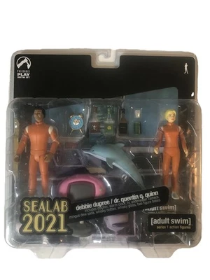 Sealab 2021 Debbie Dupree & Dr. Quentin Quinn 公仔 2005 Palisades 玩具密封 — 第 1/4 张图片