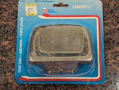 De colección NUEVO Jabonera Liberty Franklin Montada en la Pared Plateado Cromo Pulido Foto 1 de 2