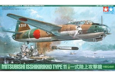 Mitsubishi Isshikirikko Type 11 1:48 Kit De Modèle En Plastique TAMIYA - Photo 1/4