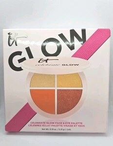it Cosmetics CELEBRATE Glow Face & Eye Palette Blush & Highlighter New Boxed  - Picture 1 of 4