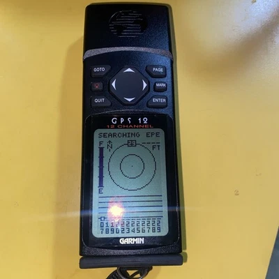Garmin GPS 12 Channel Handheld Personal Navigator Tested Working - Image 1 of 4