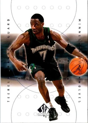 2000 SP Authentic Terrell Brandon #49 Minnesota Timberwolves Basketball Card - Image 1 of 2