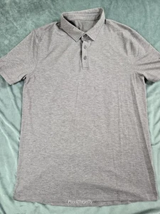 Camisa Polo Lululemon Para Hombre Grande Rendimiento Atlético Golf 3 Botones Ligera - Imagen 1 de 9